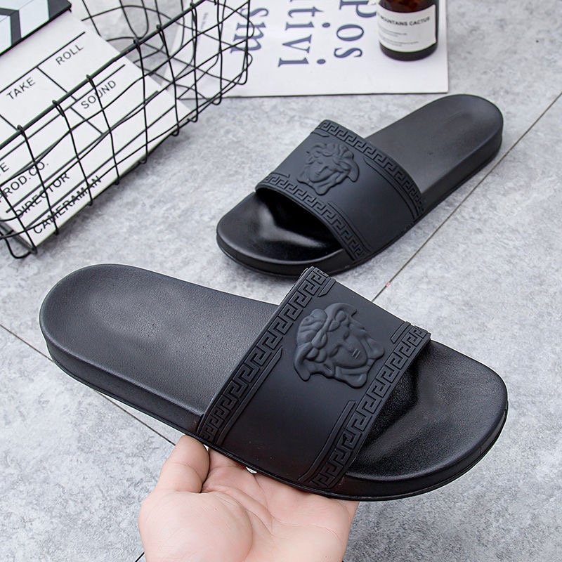 Factory Wholesale PVC Sandal Slipper Flat Women Designer Slides Men