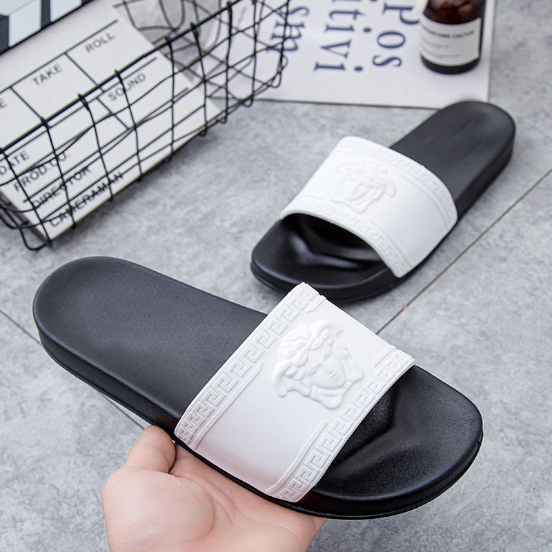 Factory Wholesale PVC Sandal Slipper Flat Women Designer Slides Men