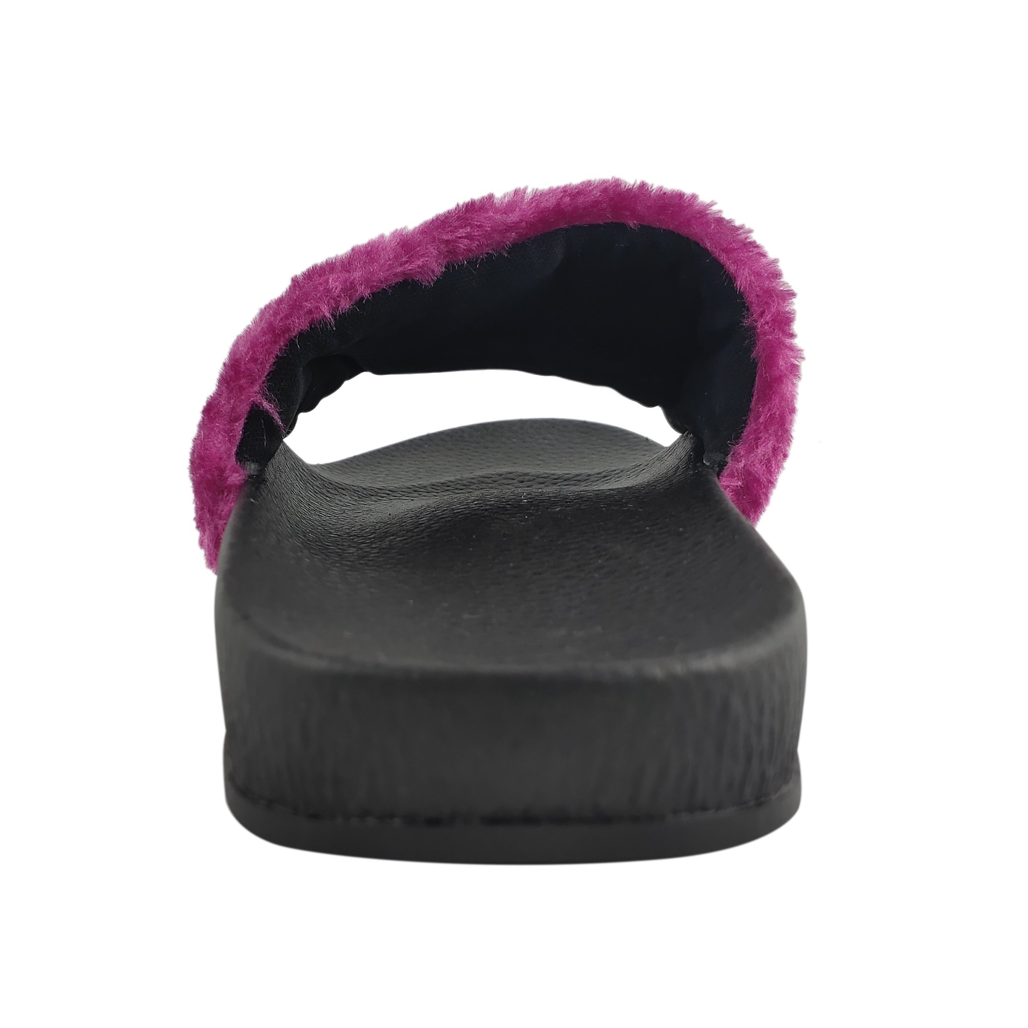 Greatshoe top quality breathable girl's plush faux furry slide slipper fur ladies furry sandal slides for women