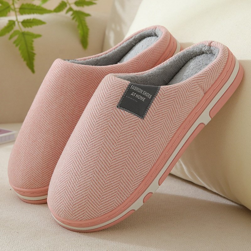 Custom Logo Solid Colors Wholesale Unisex Warm Indoor Urban Cozy Soft Indoor House Slippers