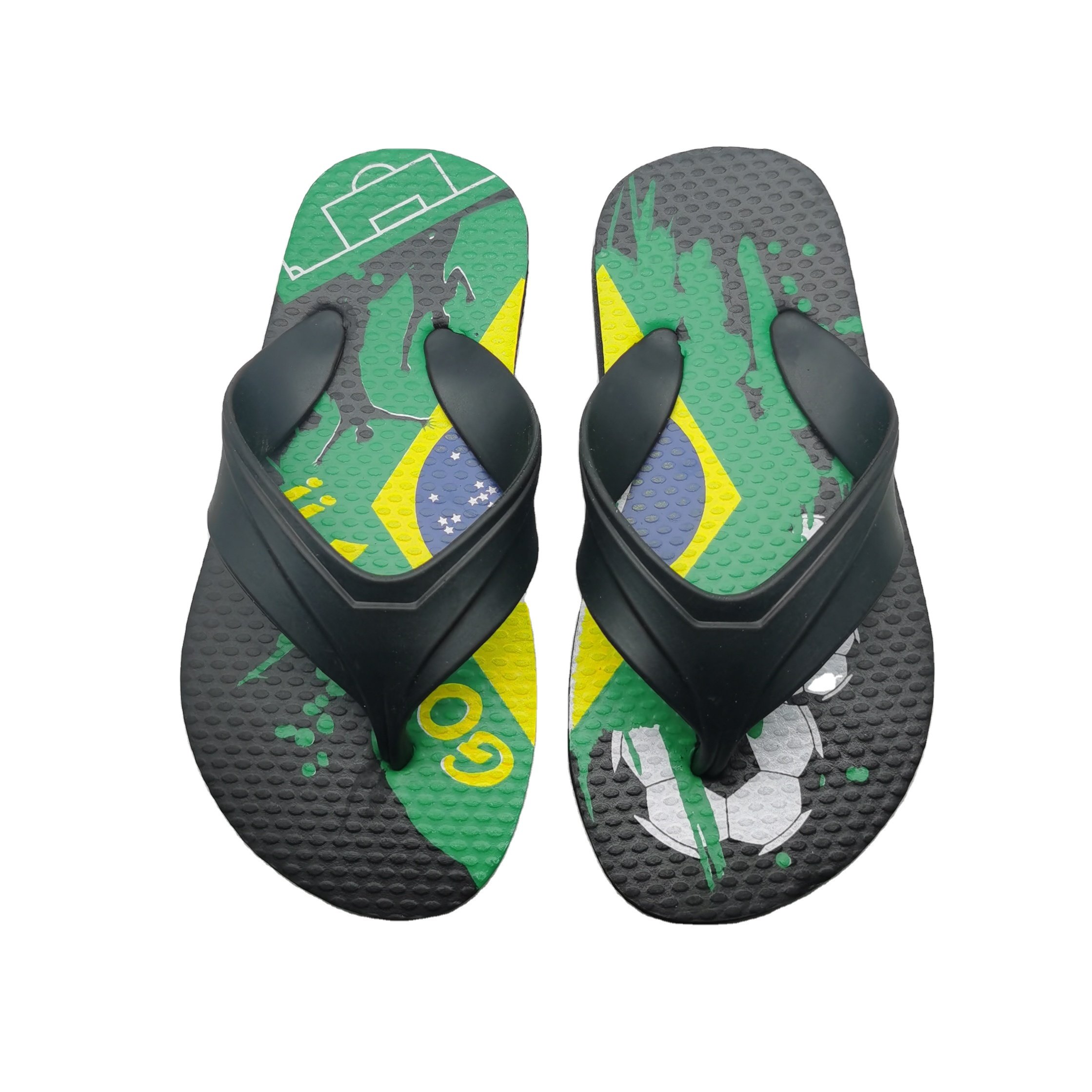 custom slides slippers boy's flat sandals indoor men's sandal