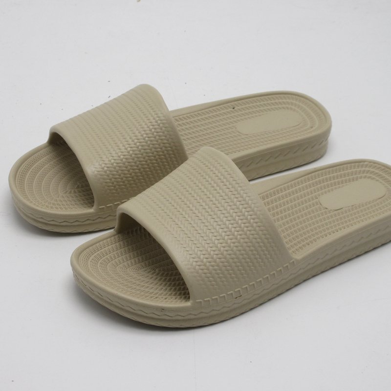 Anti-Slip Striped Espadrille Slide Sandal Softer Rubber EVA Open Toe Pillow Slides Slippers