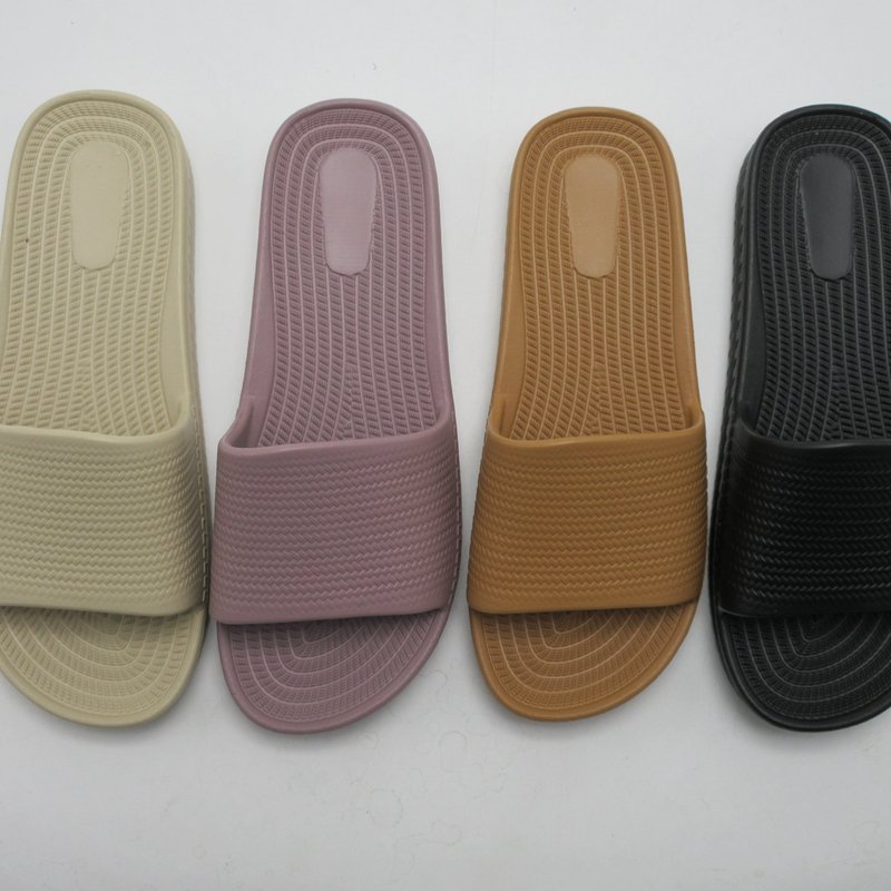 Anti-Slip Striped Espadrille Slide Sandal Softer Rubber EVA Open Toe Pillow Slides Slippers