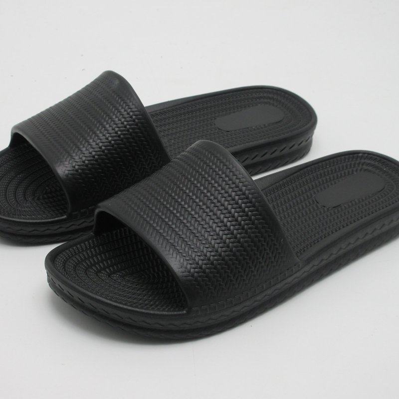 Anti-Slip Striped Espadrille Slide Sandal Softer Rubber EVA Open Toe Pillow Slides Slippers