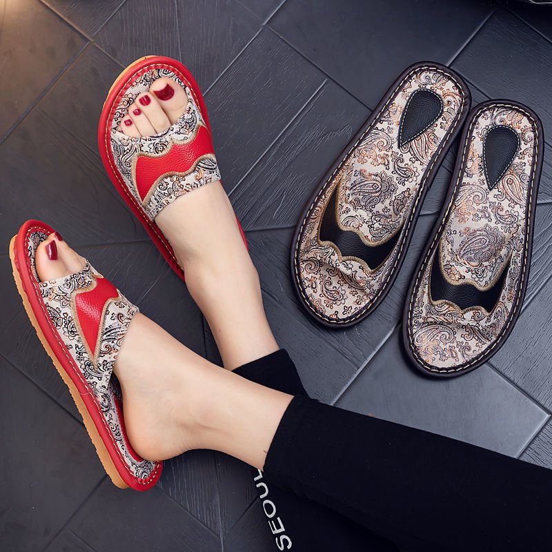 Hot Sale Eva Slipper Indoor Outdoor Soft Leather Slippers Women Luxury Casual Custom Slides Slippers