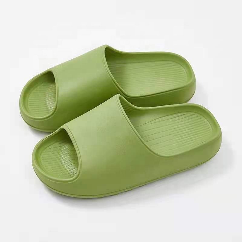 Hot Sale Home Bathroom Rubber EVA Slides Mens Ladies Unisex Durable Outdoor Beach Thick Sole Slippers Shoe