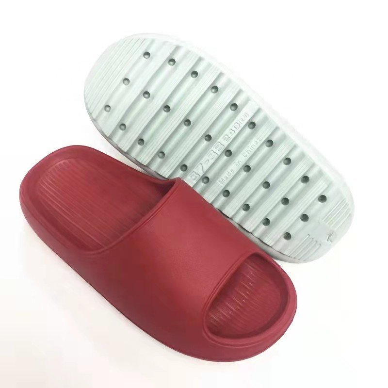 Hot Sale Home Bathroom Rubber EVA Slides Mens Ladies Unisex Durable Outdoor Beach Thick Sole Slippers Shoe