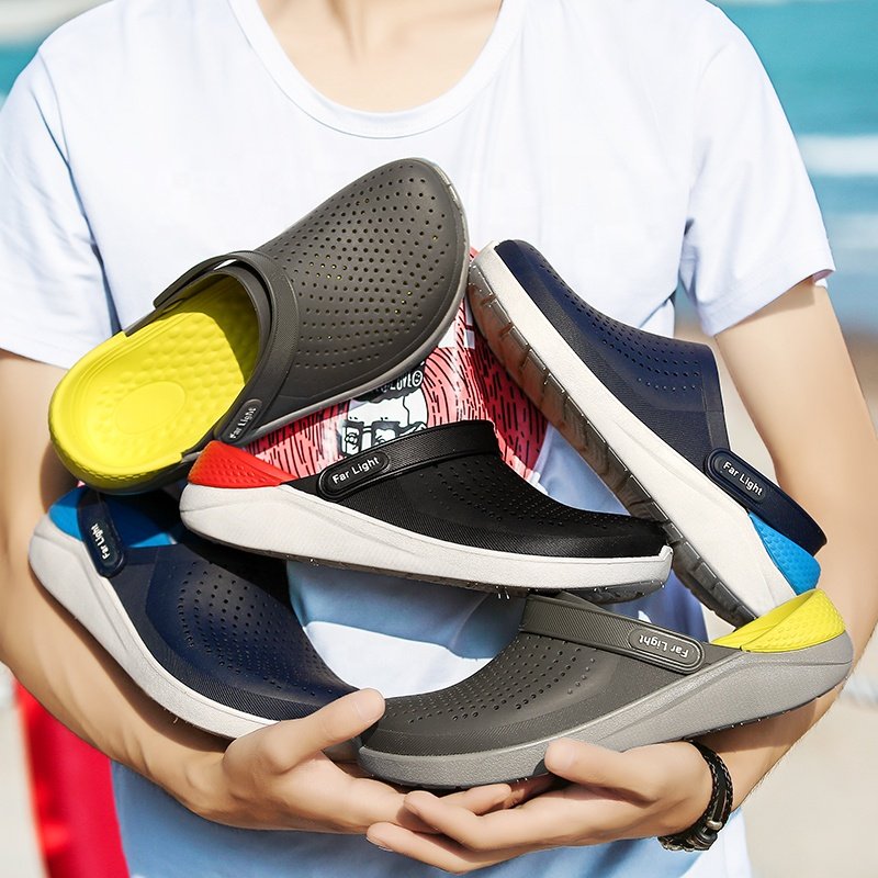 Wholesale men summer slides slippers EVA sport slippers beach unisex adult sandals plush shoes for mans casual slippers
