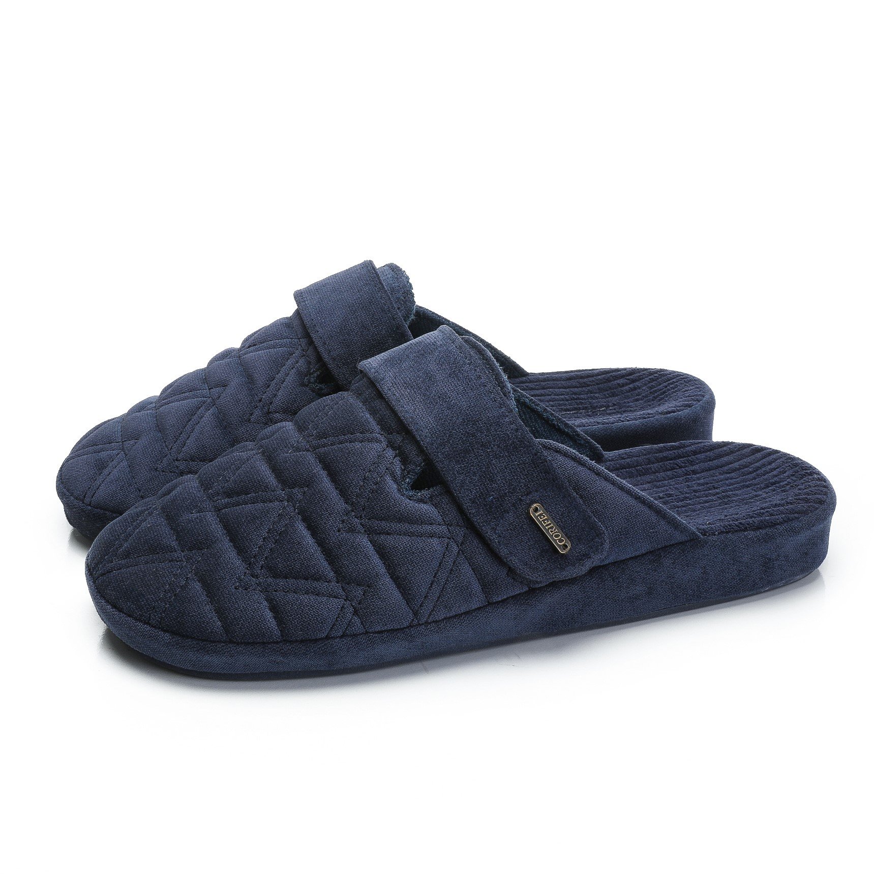 CORIFEI Indoor Home hot selling with adjustable wrap Anti-Slip Comfy slides men slippers