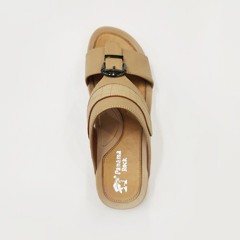 Wholesale summer beach sandals men slippers non-slip breathable soft sole leather slippers