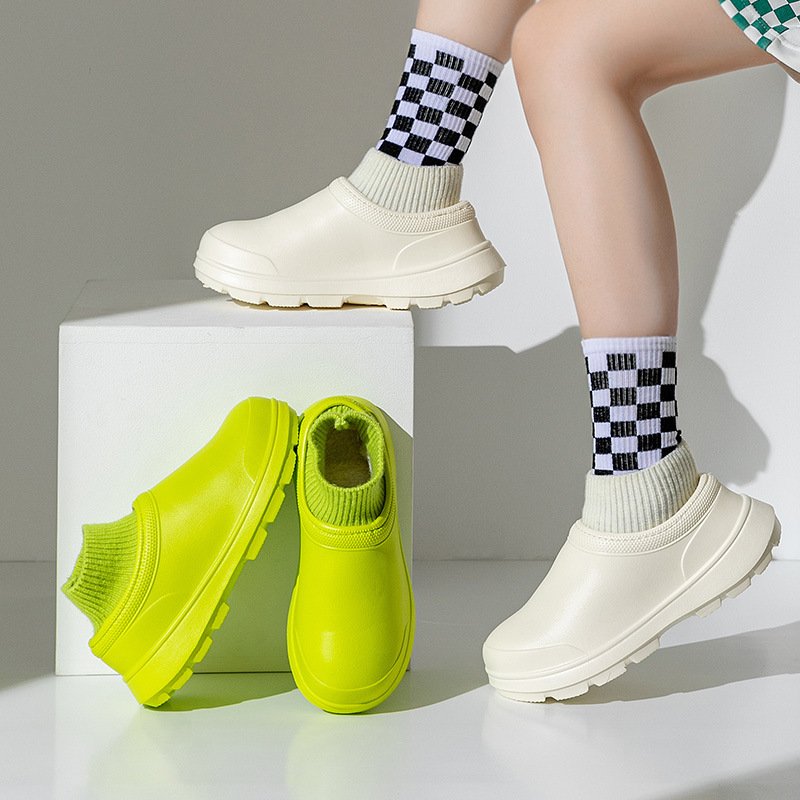 custom warm non-slip hotel work shoes light weight best chef safety shoes large size slipperscotton candy sandals