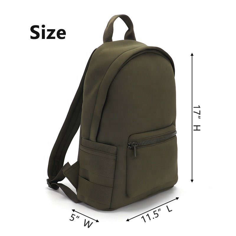 Custom fashion Girl Backpack New design Gym bag Neoprene Waterproof Man and Women's Travel Backpack