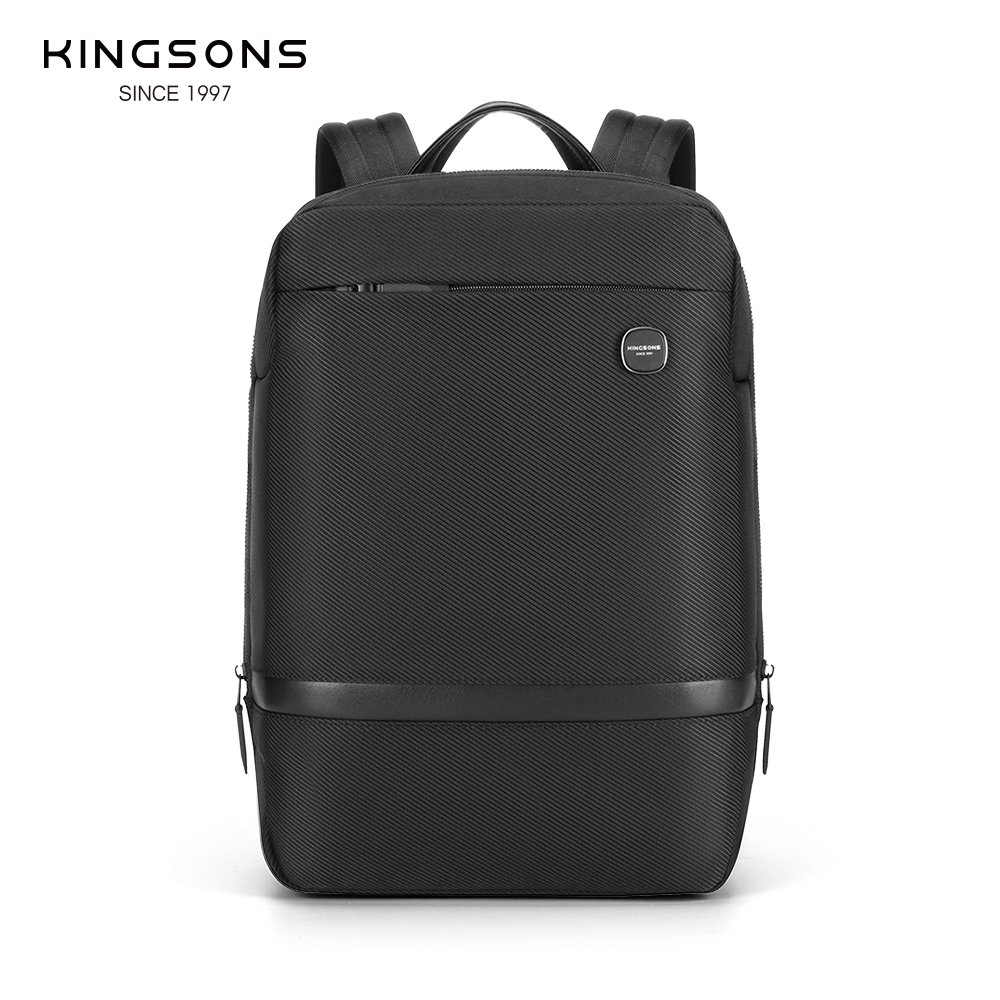 Popular elite slim laptop backpack for 15.4'' with USB daily commuting cycling to office back pack waterproof Kingsons bagpack