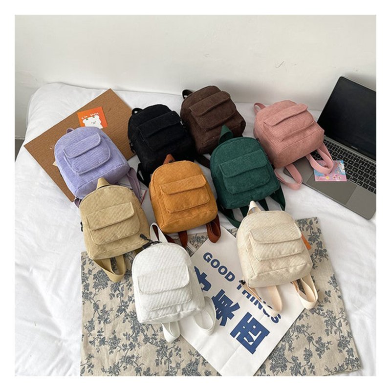 Wholesale Corduroy School Backpack Bag toddler backpack woman fabric corduroy backpack mini bag pack