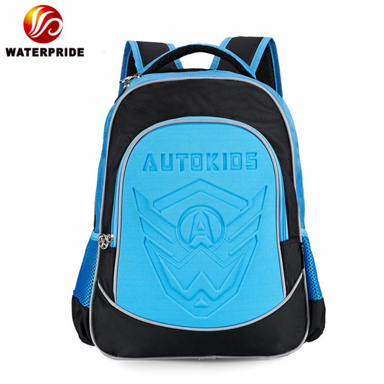 Custom 2023 School Bags Children Kids School Backpacks Custom Logo Polyester Fashion Waterproof Backpack Yellow Boys Nylon 0.4kg