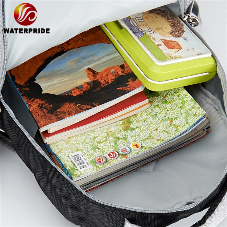 Custom 2023 School Bags Children Kids School Backpacks Custom Logo Polyester Fashion Waterproof Backpack Yellow Boys Nylon 0.4kg