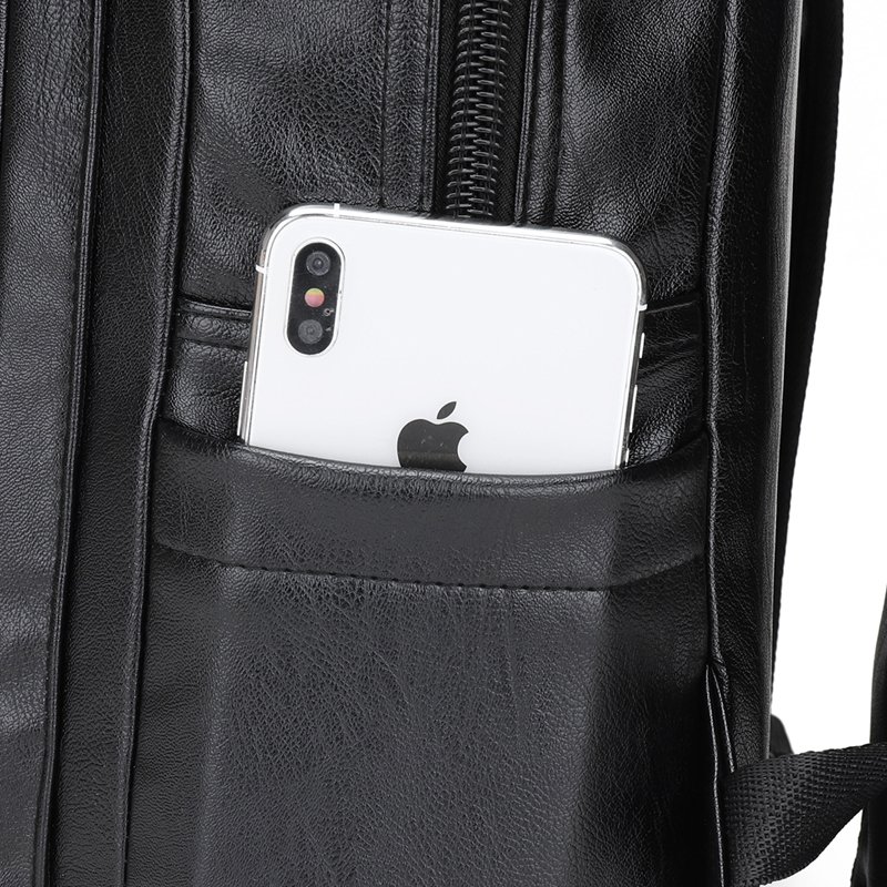 Fashion Backpack Male Travel Backpack Mens Leather Business Bag Large Laptop Shopping Travel Bag
