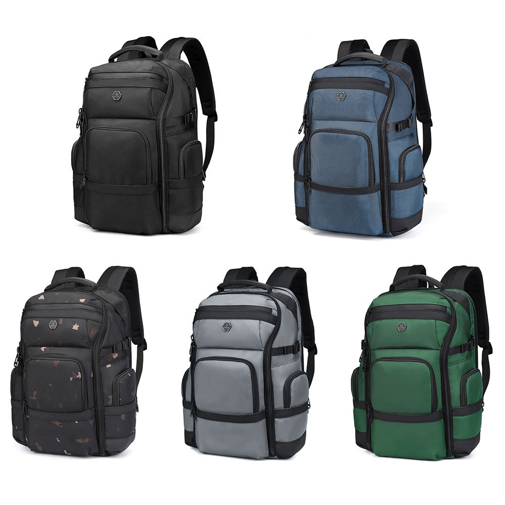 Ozuko 9792S Travel Laptop Backpack,College High School Daypack Airline Approved Business Work Bag Fit 15.6 Inch Laptops for Men