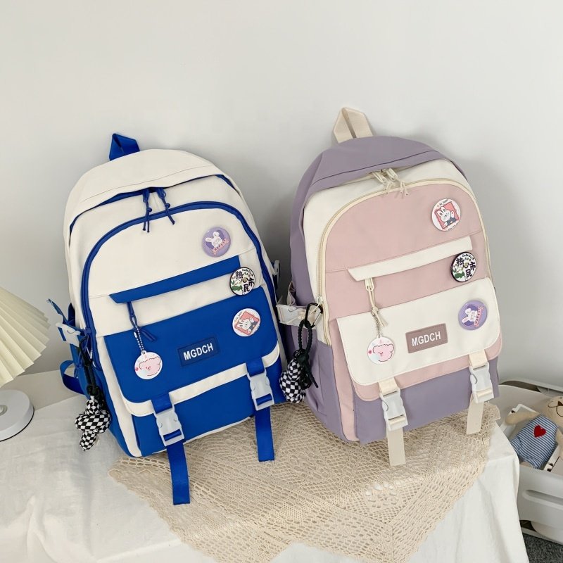 Hot Selling Backpack Bts Woman Fashion Student Schoolbag College Mochila Escolare School Bag For Girl