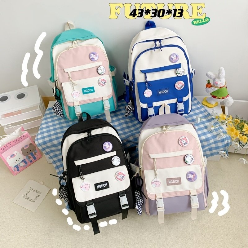 Hot Selling Backpack Bts Woman Fashion Student Schoolbag College Mochila Escolare School Bag For Girl