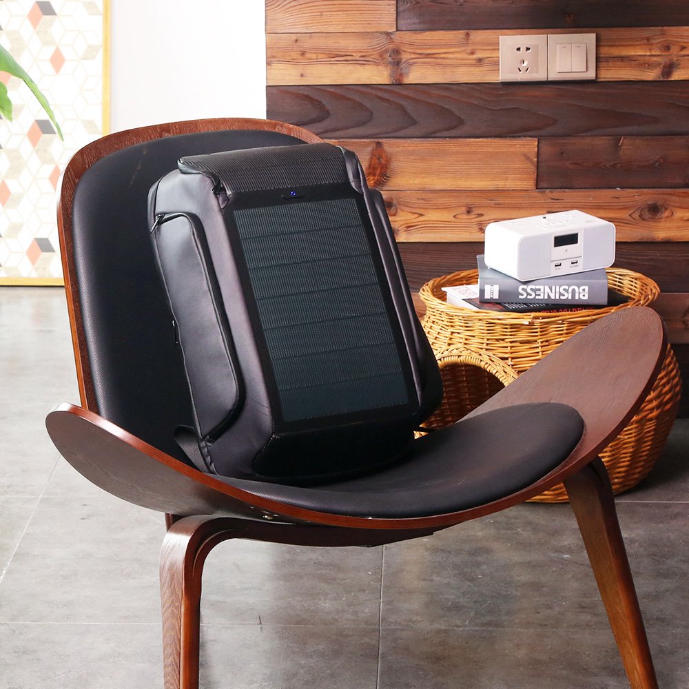 KINGSONS High-tech Solar Backpack for travel USB charging antitheft outdoor backpack business laptop backpack