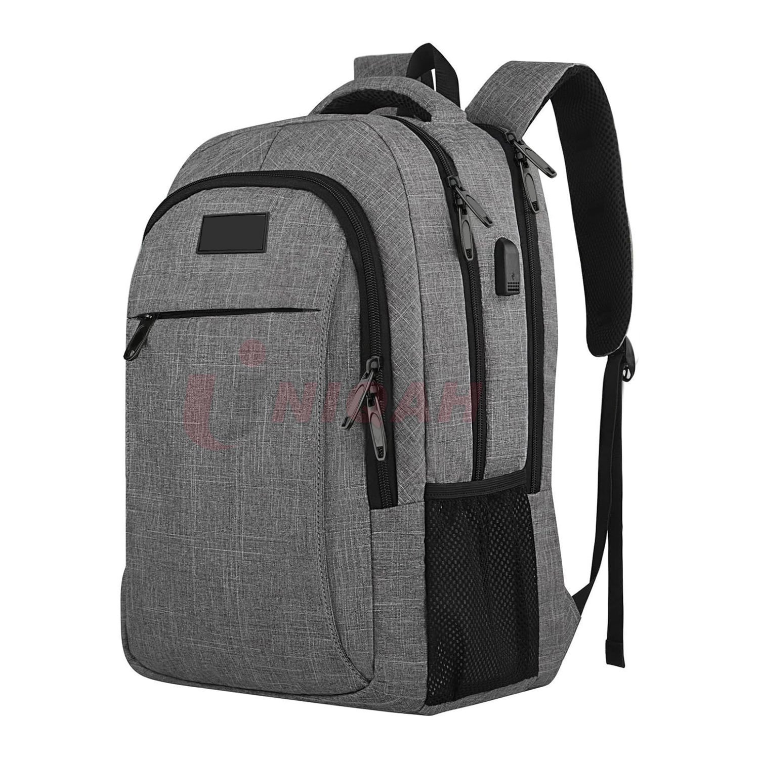 Travel Laptop Backpack, Business Anti Theft Slim Durable Laptops Backpack Water Resistant College School Computer Bag Grey