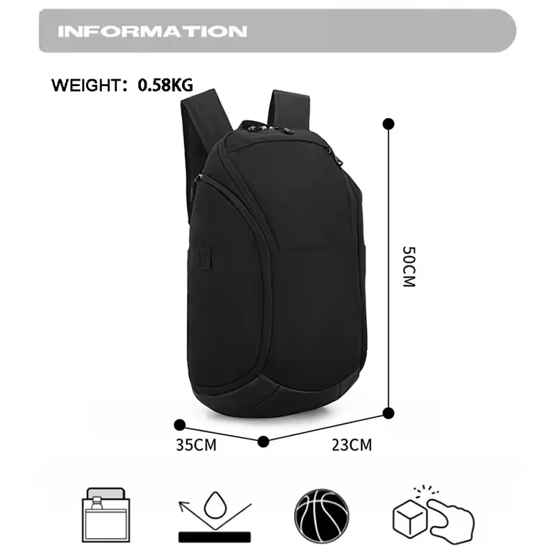 Wholesale Large Capacity Basketball Backpack Dry And Wet Separation Backpack Sports Bags for Training