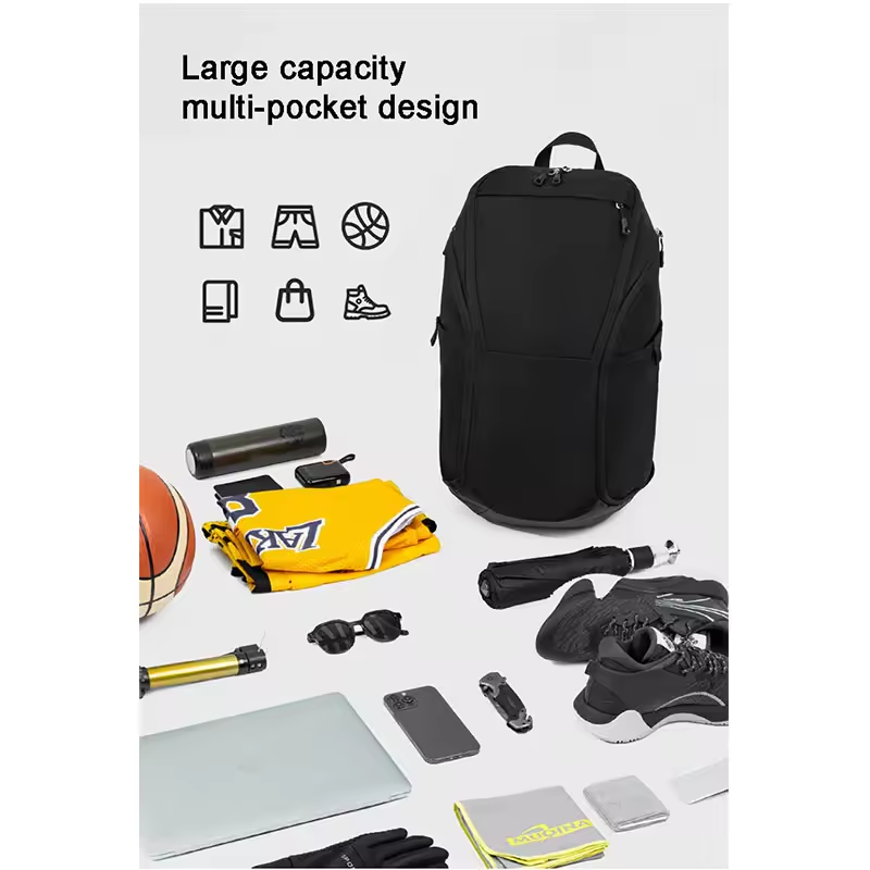 Wholesale Large Capacity Basketball Backpack Dry And Wet Separation Backpack Sports Bags for Training