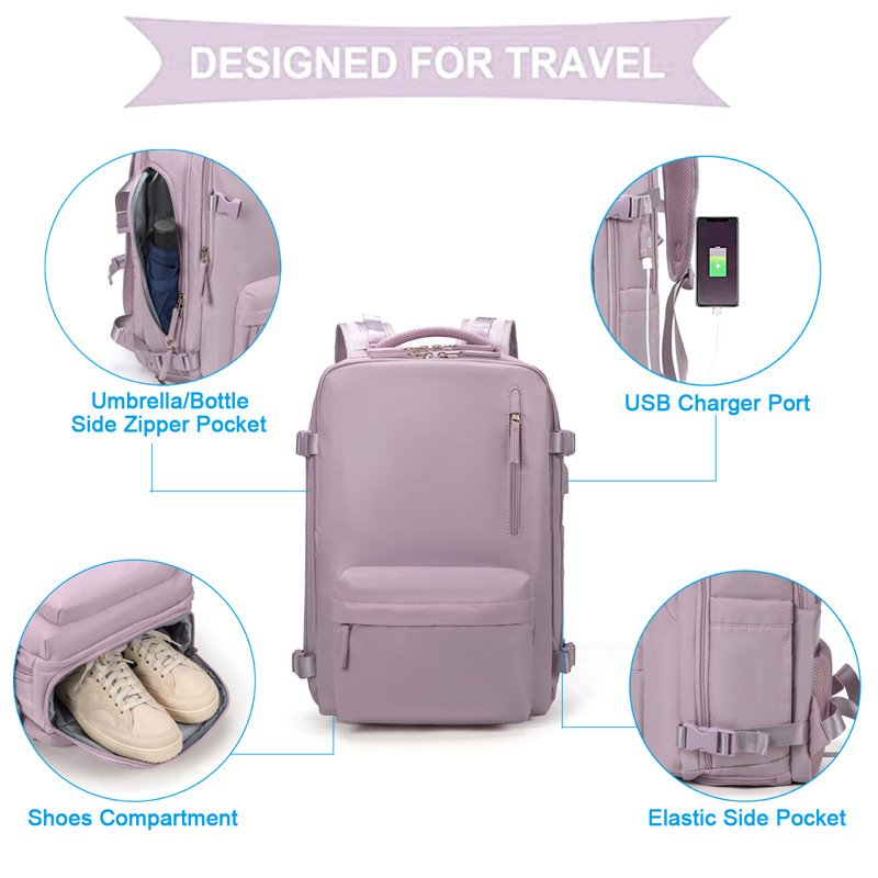 A variety of colors available new travel large capacity backpack waterproof multi-functional student backpack female backpack