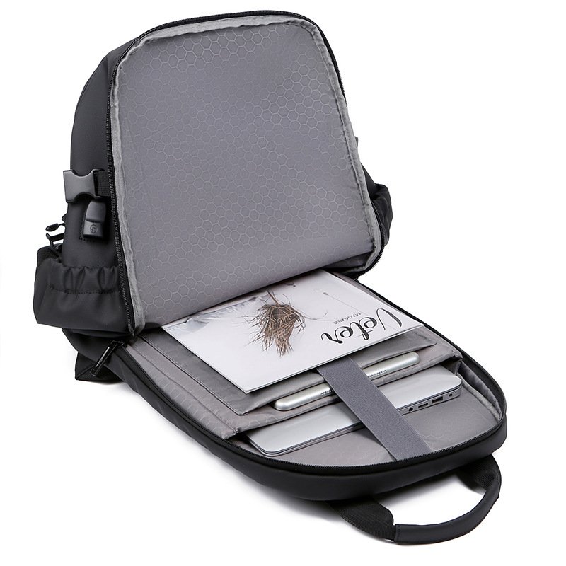 2023 New College Student Bag High School Reflective Breathable Multi-Function Backpack Waterproof Travel Computer Backpack