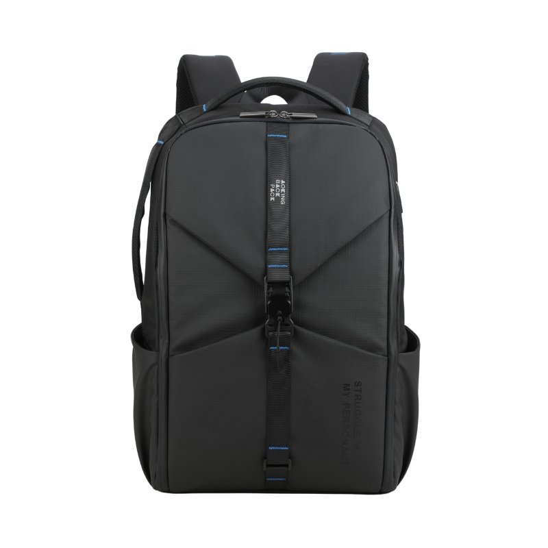 Premium Men's Business Backpack - Polyester Waterproof, Large Capacity Laptop Backpack for Travel, Work, and Daily Use