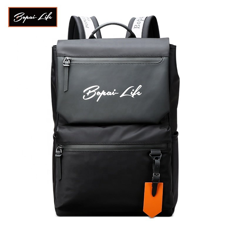 OEM bopai new fashion leisure outdoor sports men trendy college casual laptop backpack