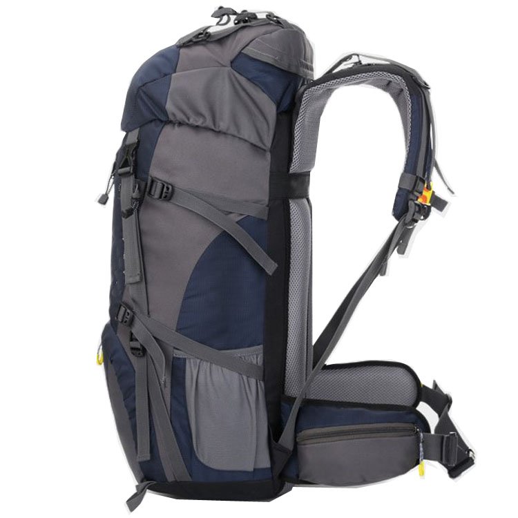 Mochila Outdoor Mountain Backpack Mountaineering Bag Camping Travel Backpack 60l Hiking Backpack Customized Logo Polyester 1KGS