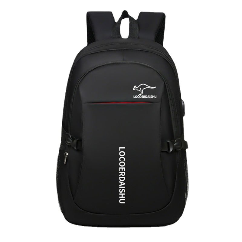 Men's Backpack Men's Backpack Korean Style Trendy Large Capacity High School Junior High School Student Schoolbag Travel Bag Com