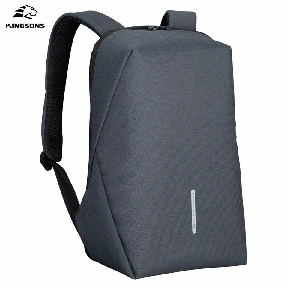 Kingsons 2019 hot selling custom bagpack school antirobo laptop backpack mochila antirrobo antitheft bag