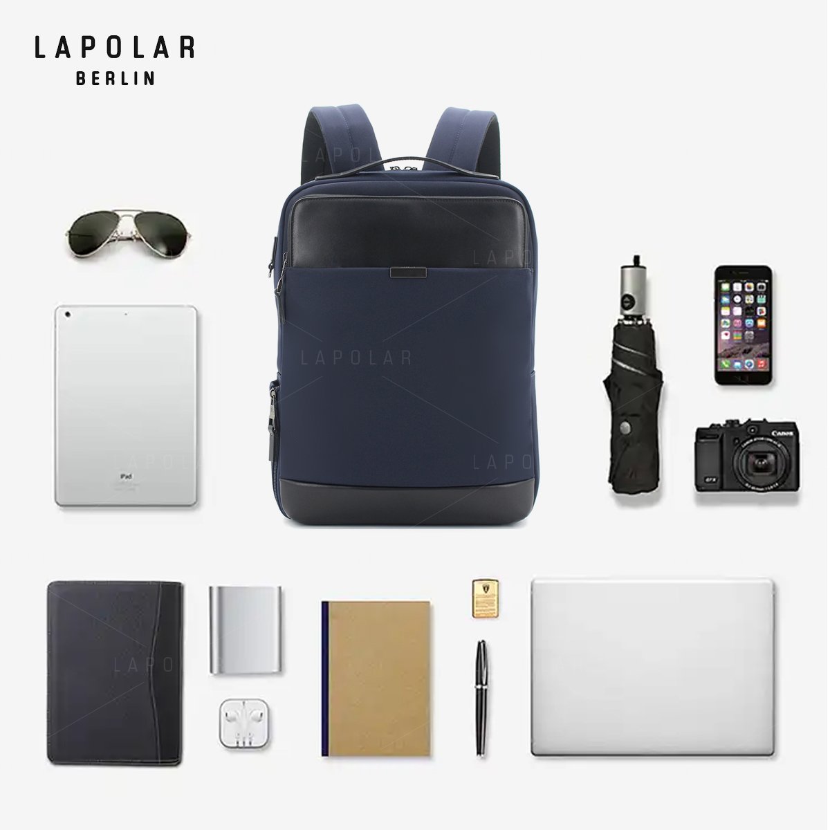 LAPOLAR OEM Fashion Laptop Business Backpack Man Travelling Laptop Backpack Large Capacity Computer Bags