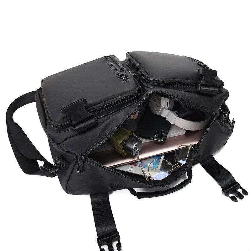 Travel Duffel Bag Large Capacity Water Resistant Business Backpack 15.6 inch Laptop Rucksack College Book bags Shoulder straps