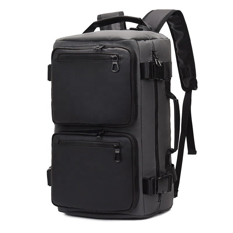 Travel Duffel Bag Large Capacity Water Resistant Business Backpack 15.6 inch Laptop Rucksack College Book bags Shoulder straps