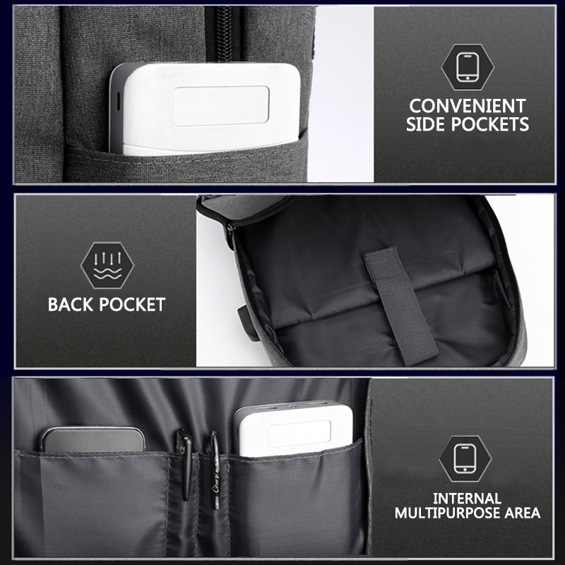 Custom Logo College Schoolbag Business Bag Mochila Impermeable Men Laptop Backpack Outdoor Travel Daily School Business Backpack