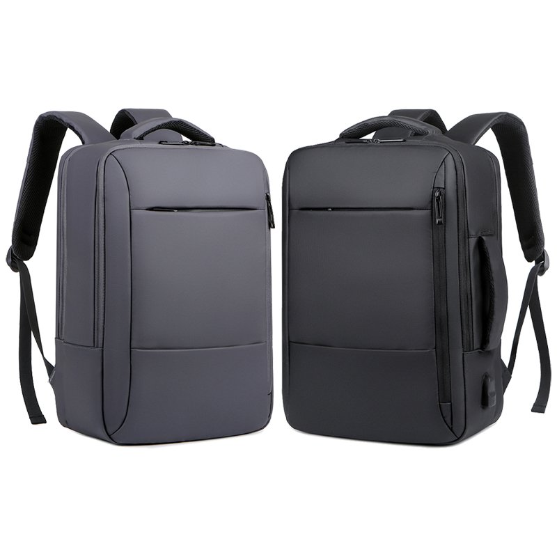 Simple fancy design business travel backpack rucksack 18'' inch USB backpack backbag knapsack bag for business travel