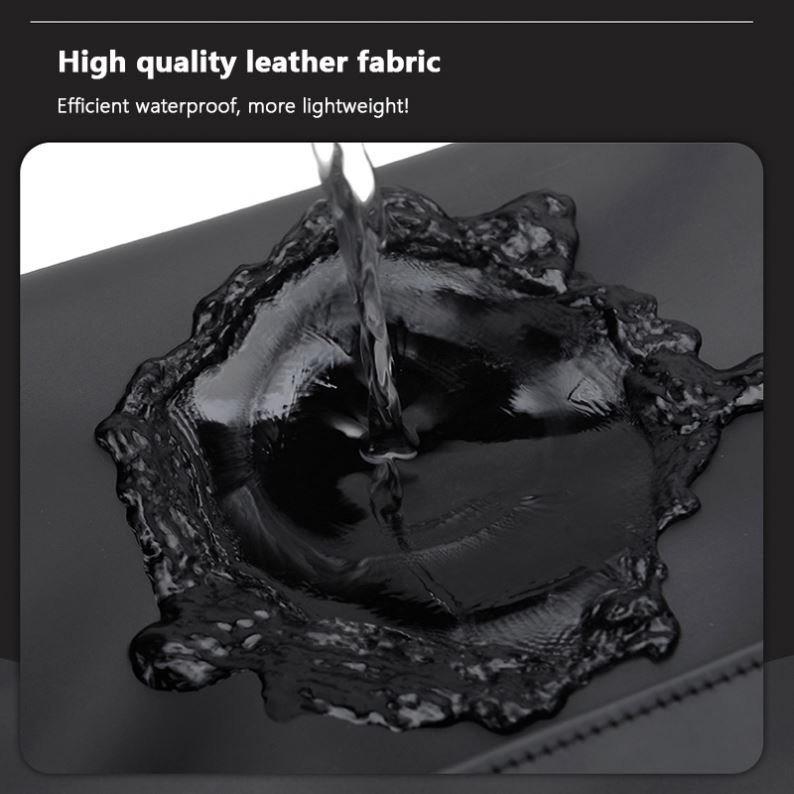 Custom new designer Men Durable Travel Waterproof PU leather school bag Business Casual sports students Laptop Backpack