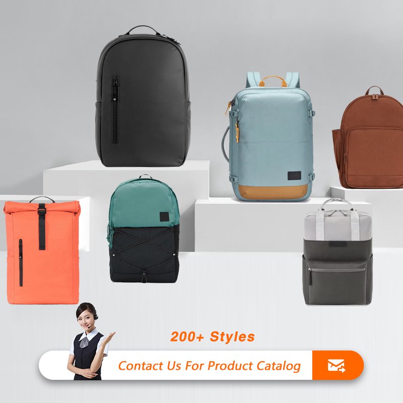 Manufacturer Custom Sustainable Eco Friendly 100% Recycled Polyester Waterproof Casual Sports Men Women Travel Laptop Backpack