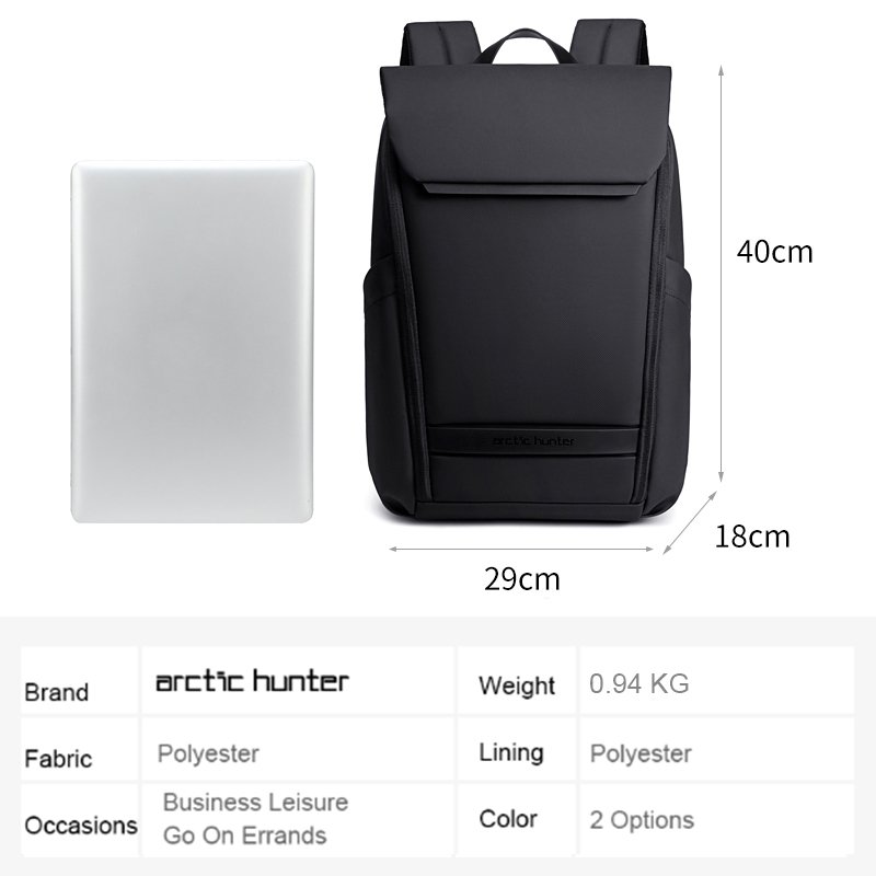 Arctic hunter with USB Charger zaino men Backpack Smart Laptop Backpack Bag Large Capacity Multifunction mochila sac a dos