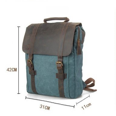 TF6820 Vintage Canvas Fabric Business Notebook bag 15.6 inch Laptop Backpack Tablet PC Backpack