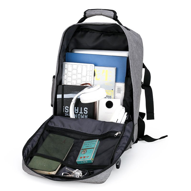 Oxford Fabric Multi-functional Travel Airline Cabin Backpack Men Business Waterproof Anti Theft Laptop Backpacks