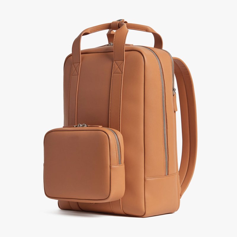 New Arrivals High Quality PU Leather Daily Laptop Backpack Fashion Waterproof Travel Backpack