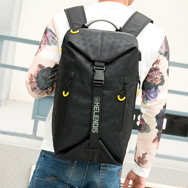 2024 Light Weight Fashion Waterproof Oxford 3 Carrying Ways Outdoor Travel Backpack Student Laptop Backpack Outdoor Rucksack
