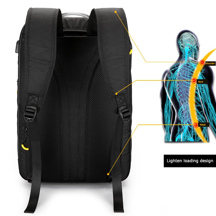 2024 Light Weight Fashion Waterproof Oxford 3 Carrying Ways Outdoor Travel Backpack Student Laptop Backpack Outdoor Rucksack