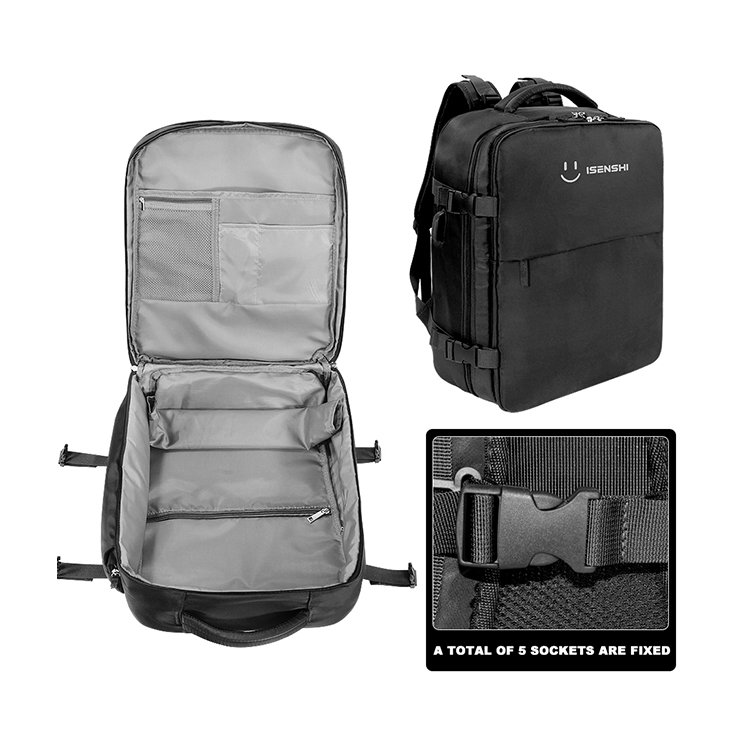 Multi-function Waterproof Outdoor Sport Rucksack Shoe Compartment Laptop Backpack With USB Charging Port