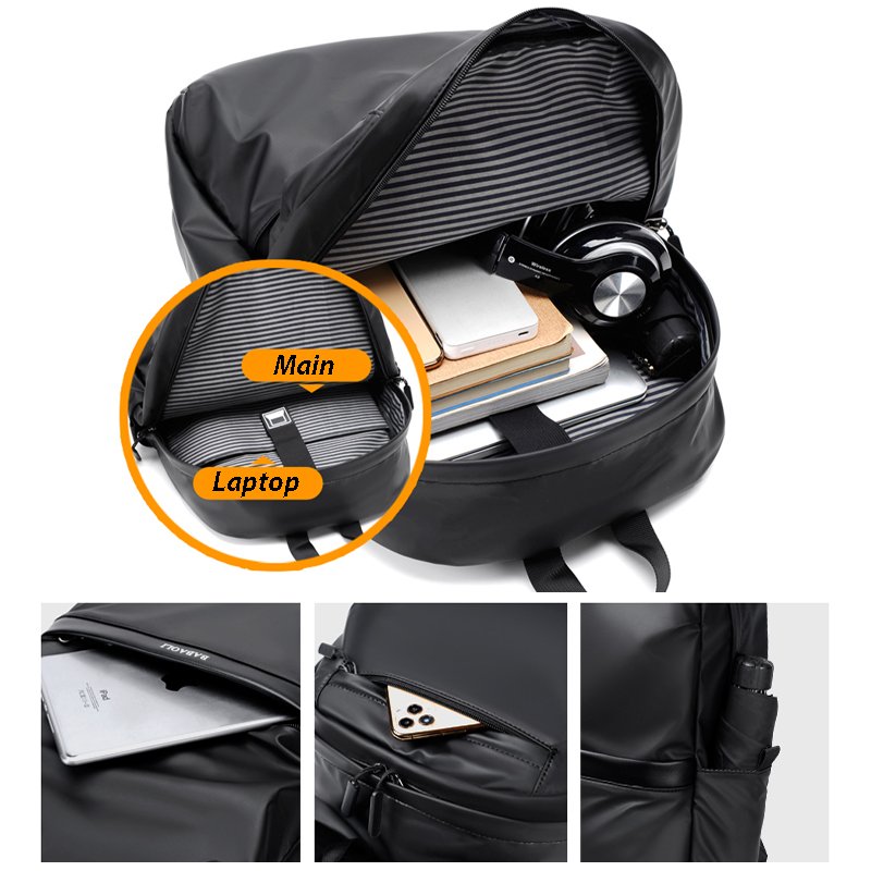 2023 oxford fabric business rucksack Custom logo newly design laptop knapsack waterproof backpack